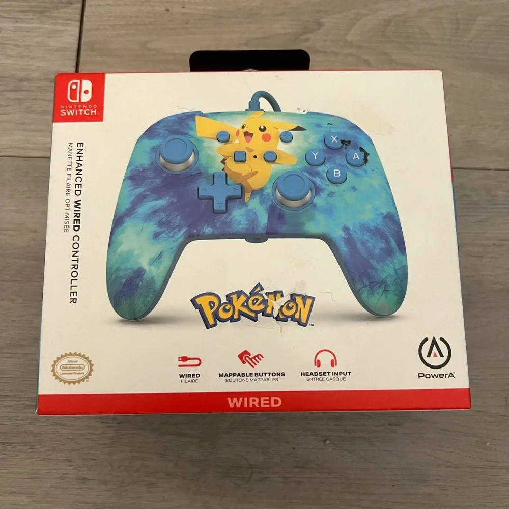 Pokémon Nintendo Switch Controller Blue/Yellow Pikachu